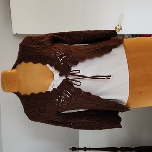 Beautiful scallop edged cardigan